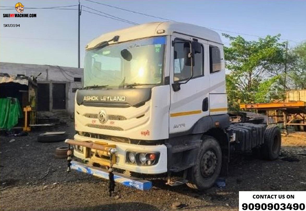 ASHOK LEYLAND CAB WITH 40 FT FLAT BED TRAILER